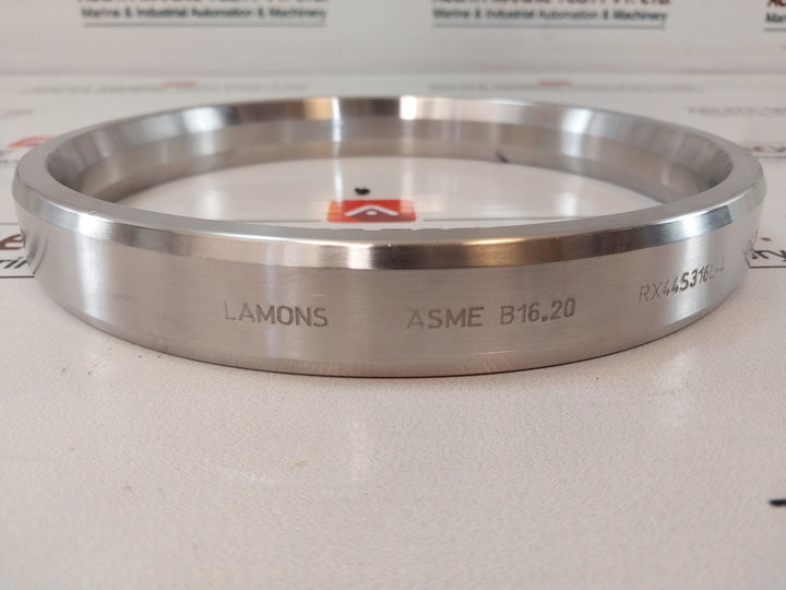Lamons Asme B16.20 Gasket Ring Znipit0, 160Hb/83Rb Acab. Natural Polished