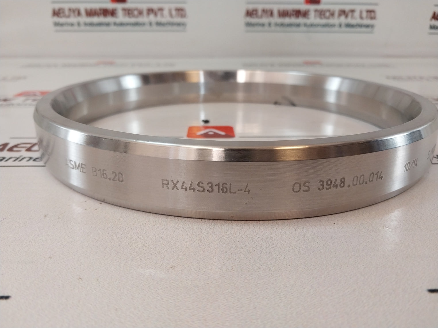 Lamons Asme B16.20 Gasket Ring Znipit0, 160Hb/83Rb Acab. Natural Polished