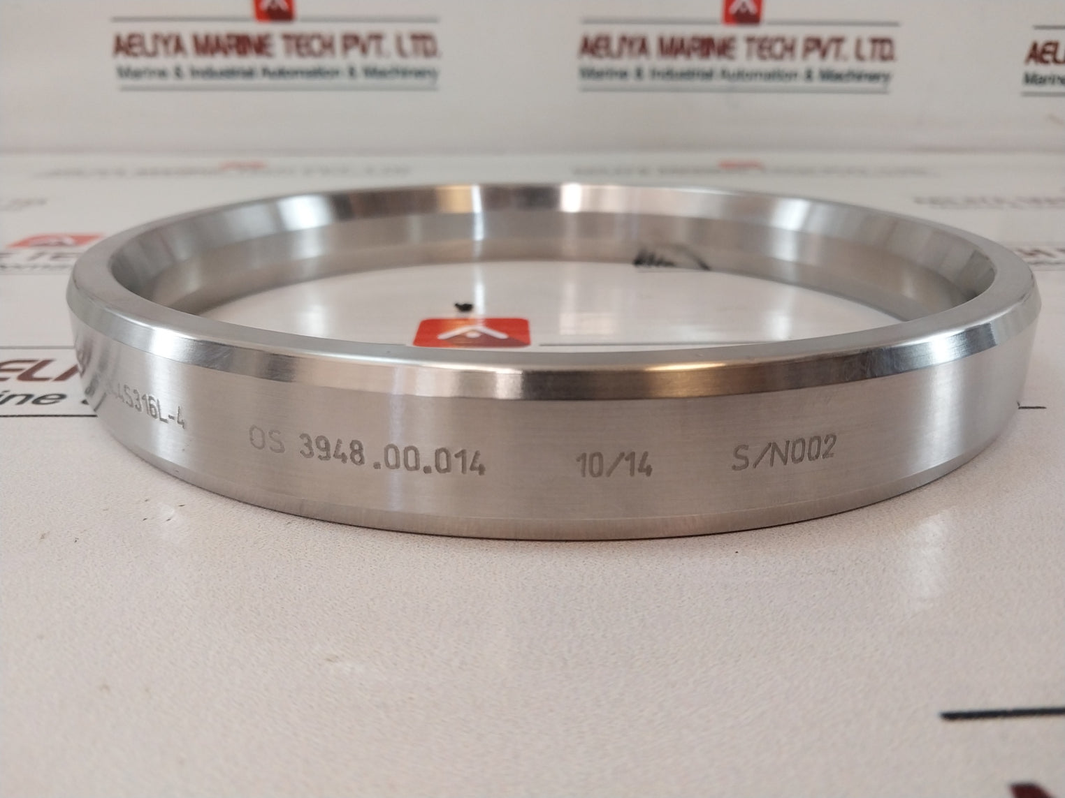 Lamons Asme B16.20 Gasket Ring Znipit0, 160Hb/83Rb Acab. Natural Polished