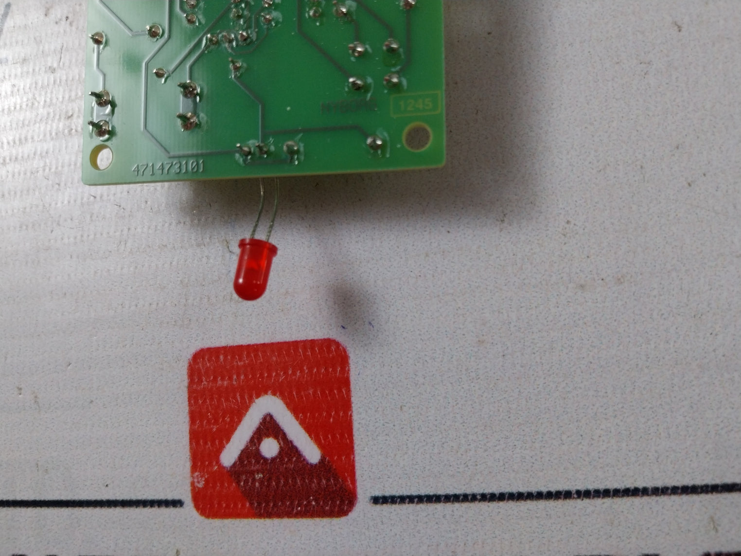 Nyborg 132302 Printed Circuit Board N487168674, 471473101