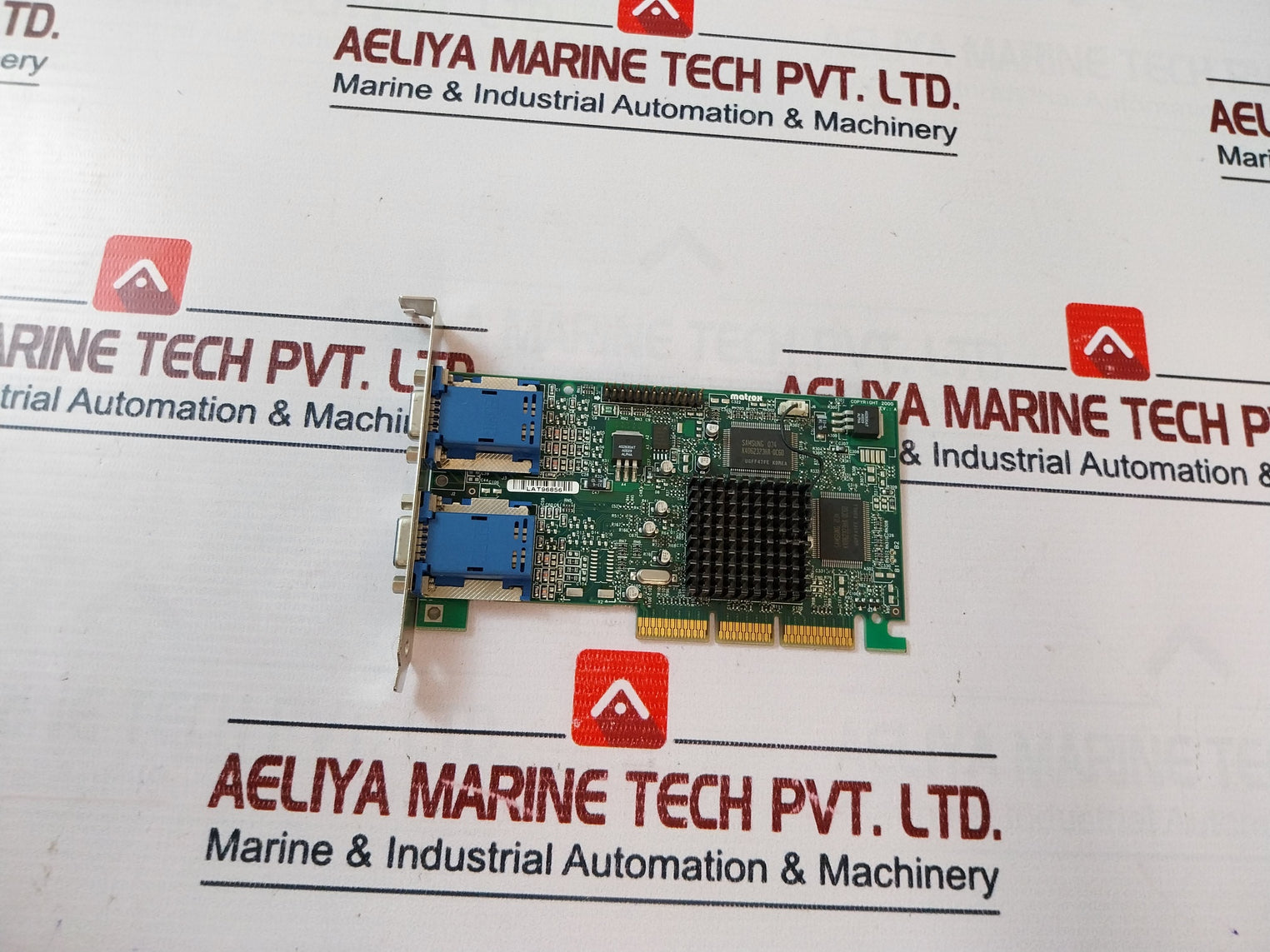 Matrox G45+Mdha16D Dual Head Agp Vga Video Card 94V-0