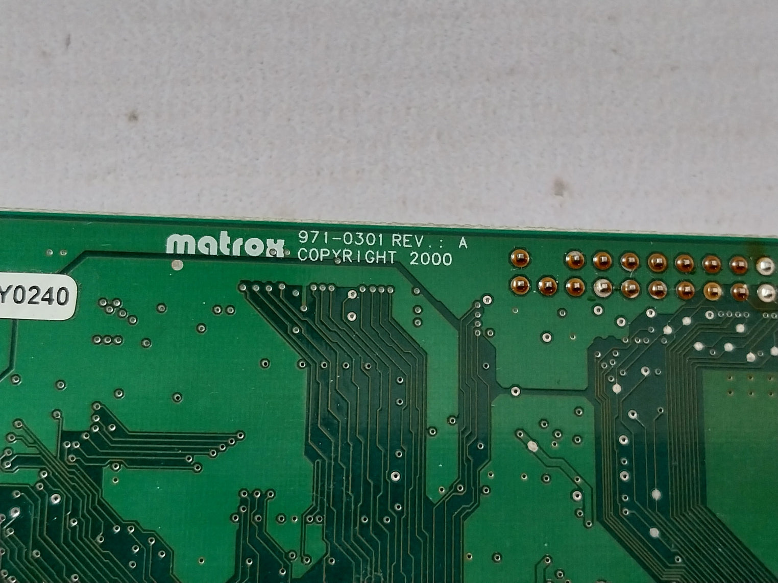 Matrox G45+Mdha16D Dual Head Agp Vga Video Card 94V-0