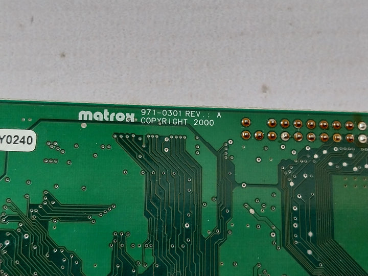Matrox G45+Mdha16D Dual Head Agp Vga Video Card 94V-0