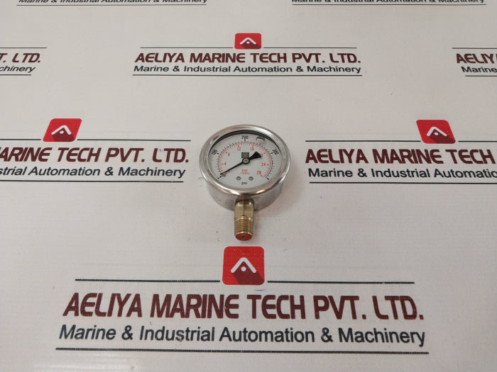 Duro United 25-400Fg02L Pressure Gauge 0-400 Psi 0-28 Bar