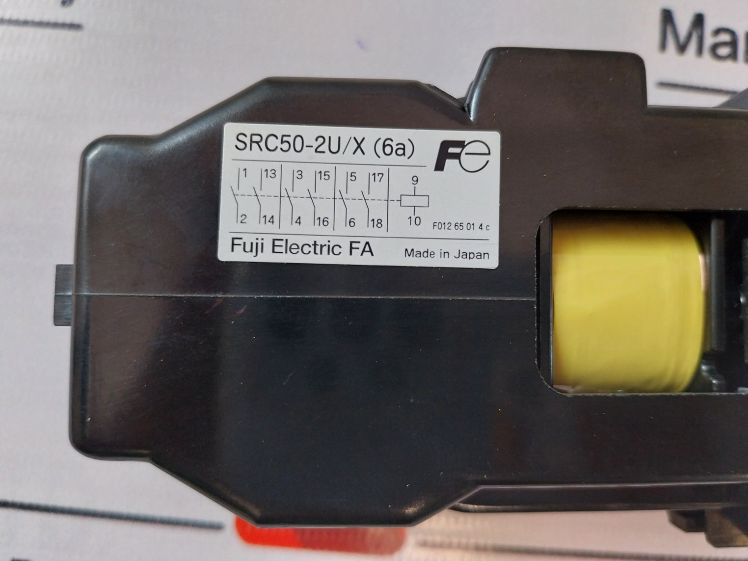 Fuji Electric SRC50-2U/X (6A) Auxiliary Relay 200/200-220V
