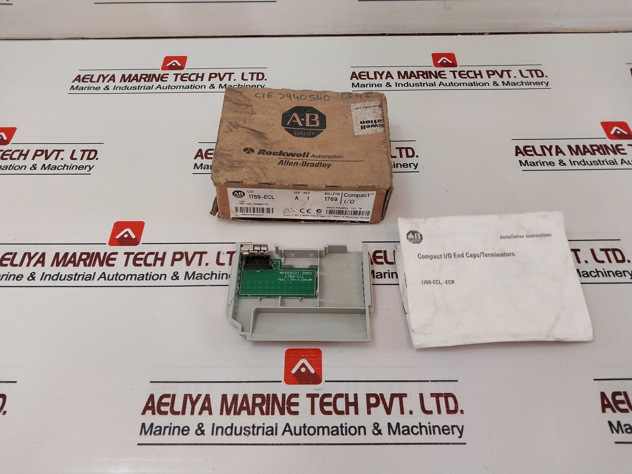Allen Bradley/Rockwell 1769-ecl Compactlogix Left End Cap/Terminator