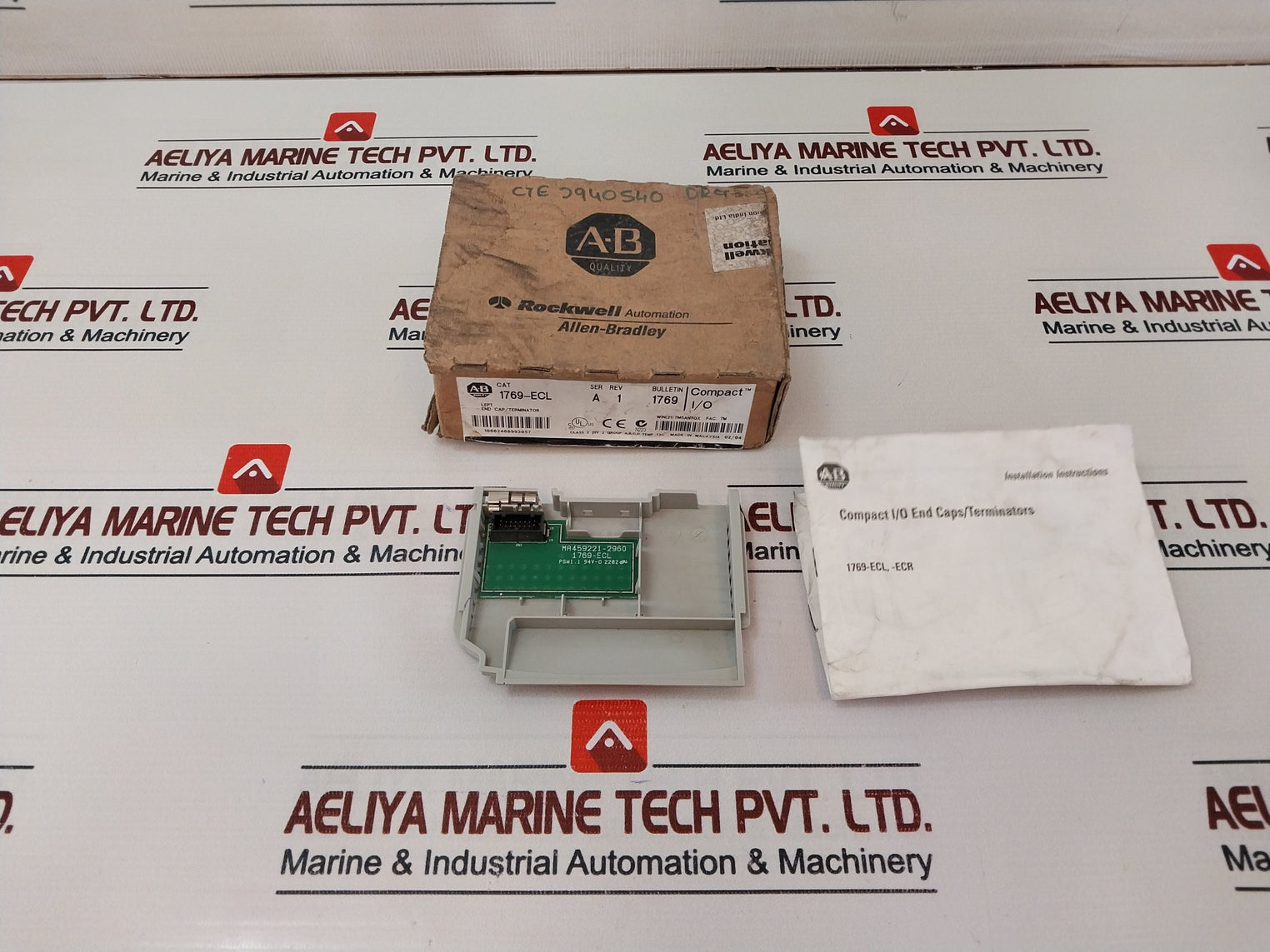 Allen Bradley/Rockwell 1769-ecl Compactlogix Left End Cap/Terminator