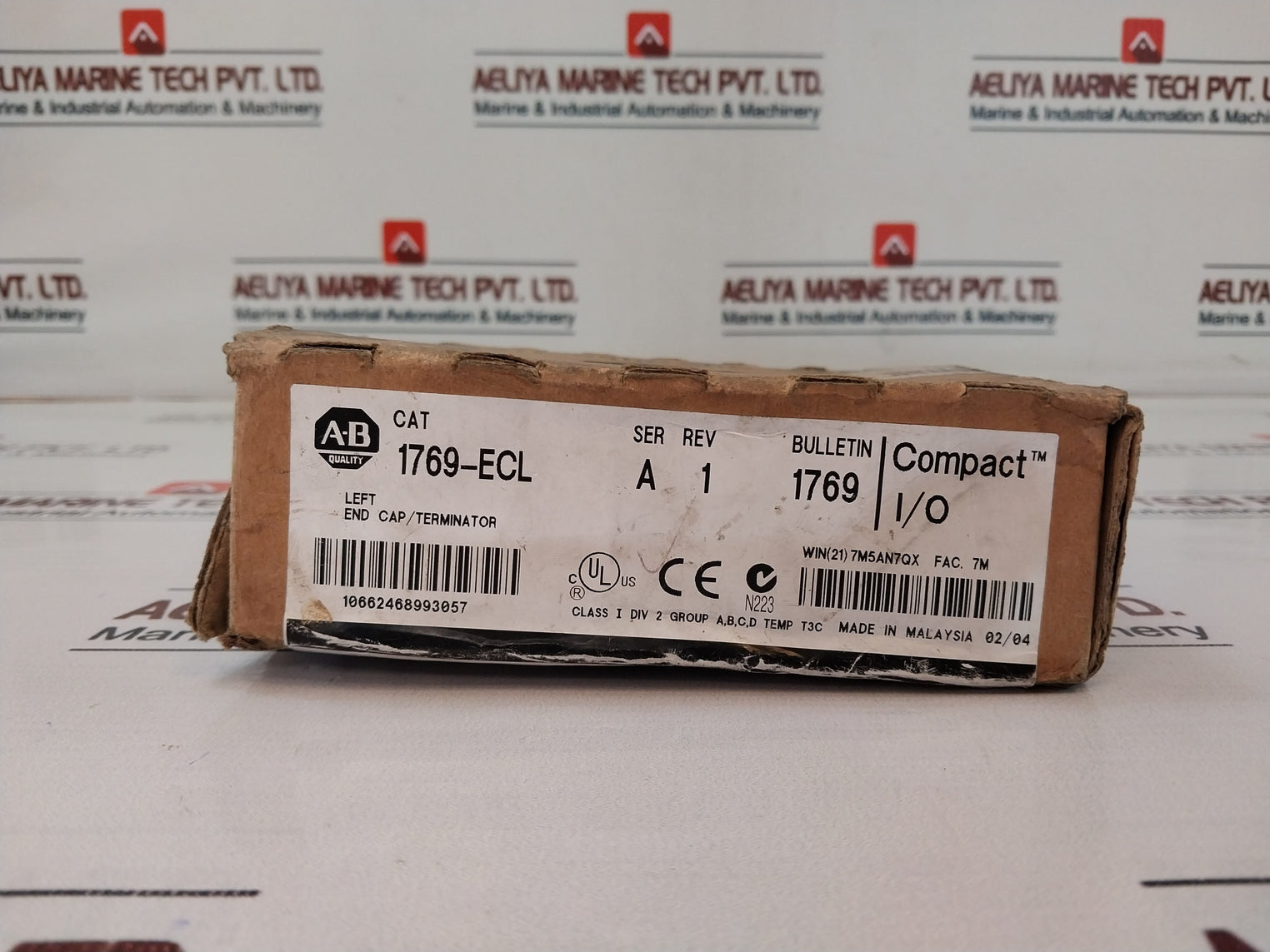 Allen Bradley/Rockwell 1769-ecl Compactlogix Left End Cap/Terminator