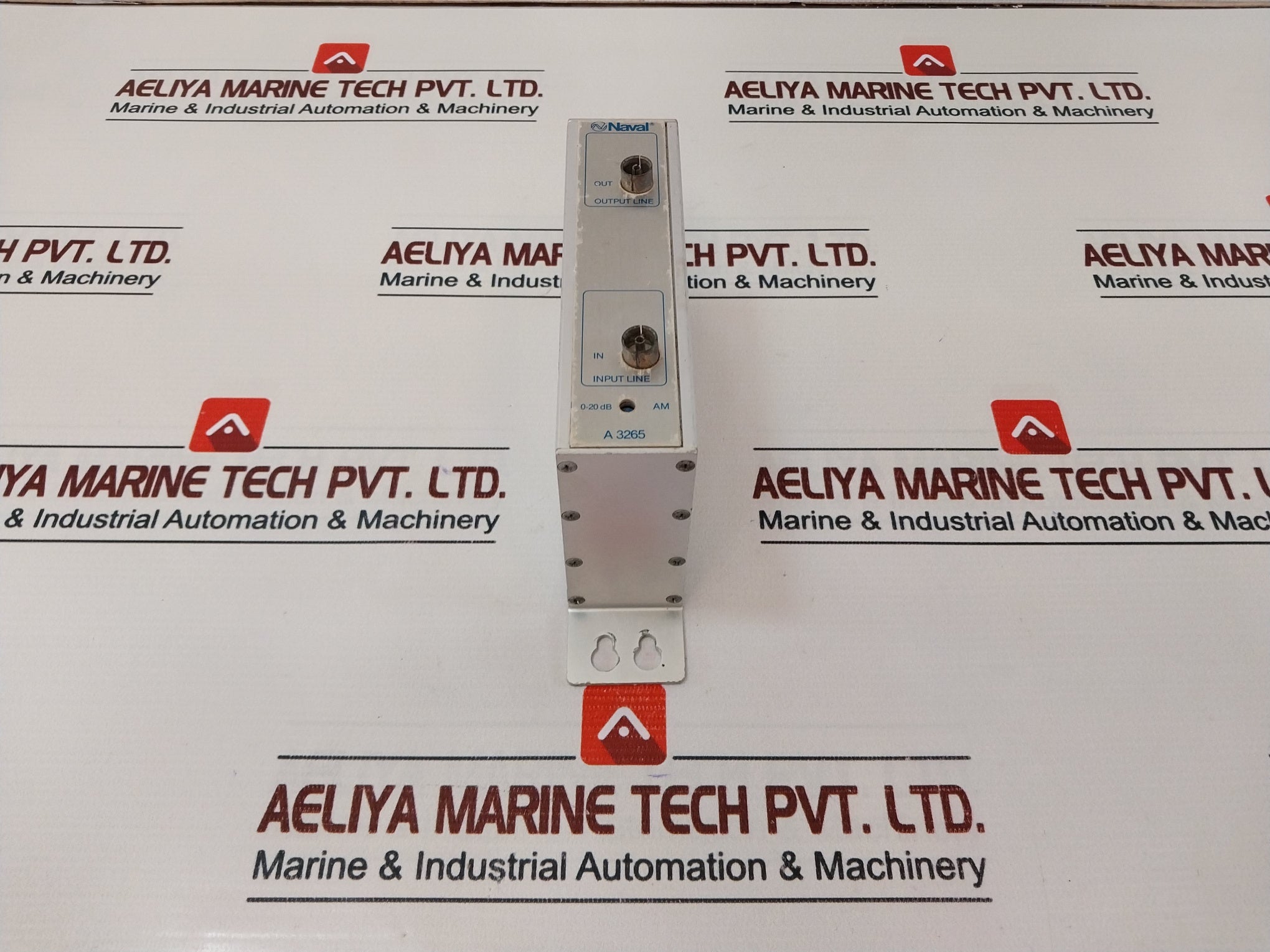 Naval Electronics Ab A3265 Amplifier Audio Frequency Terminal 0-20 Db