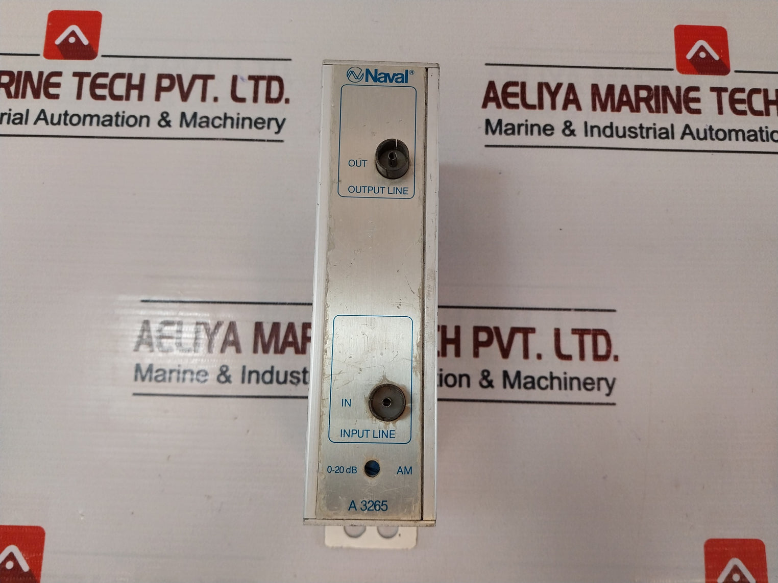 Naval Electronics Ab A3265 Amplifier Audio Frequency Terminal 0-20 Db
