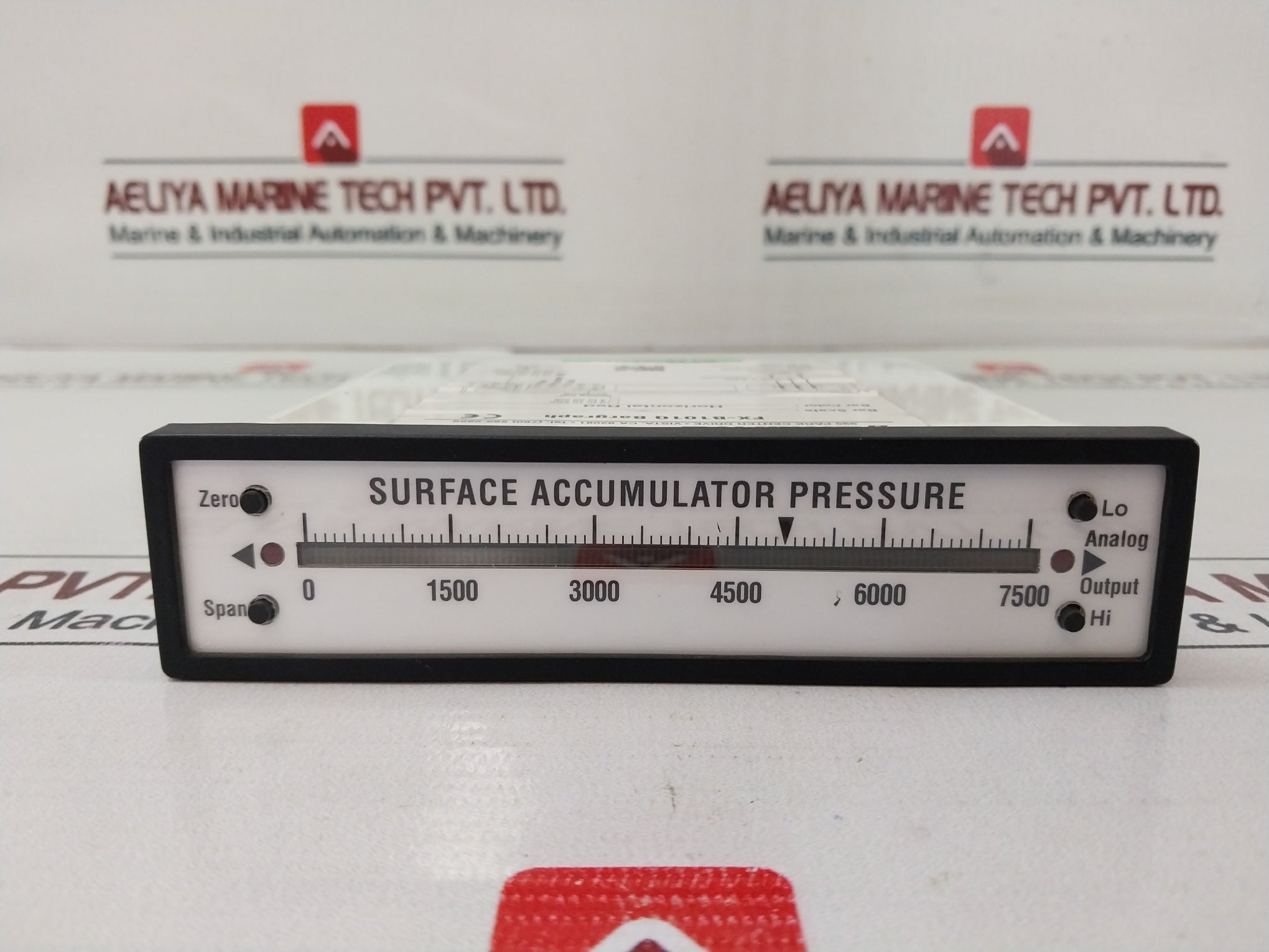 Texmate Fx-b101Q Bargraph Diverter Accumulator Pressure 0-7500 15 To 48 Vac