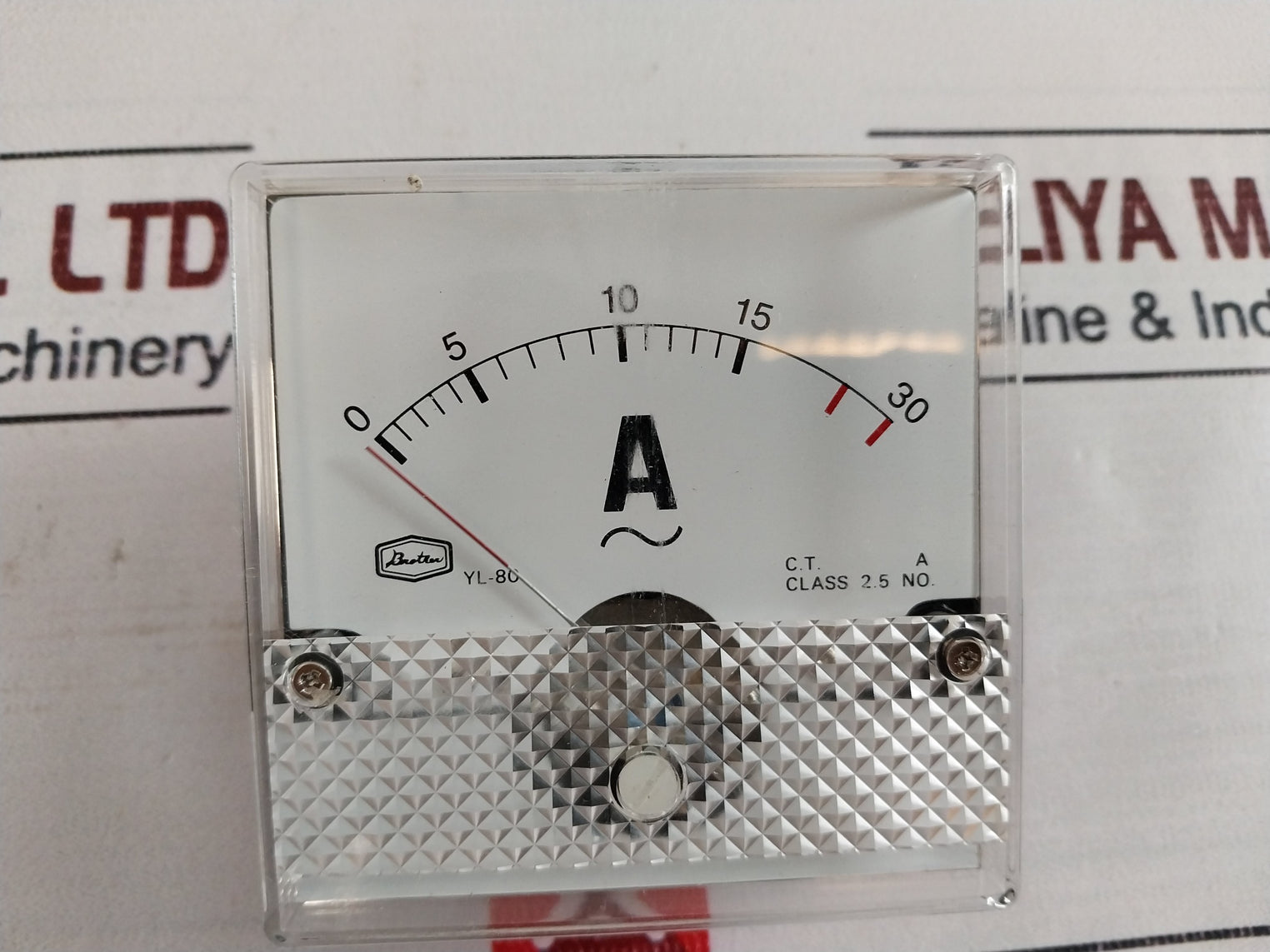 Brother YL-80 Panel Meter 0-15/30A