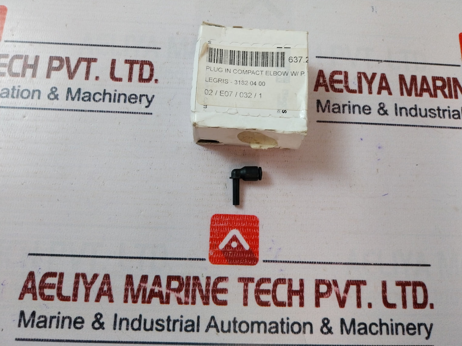 Lot Of 10X Parker Legris 3182 04 00 Plug In Compact Elbow