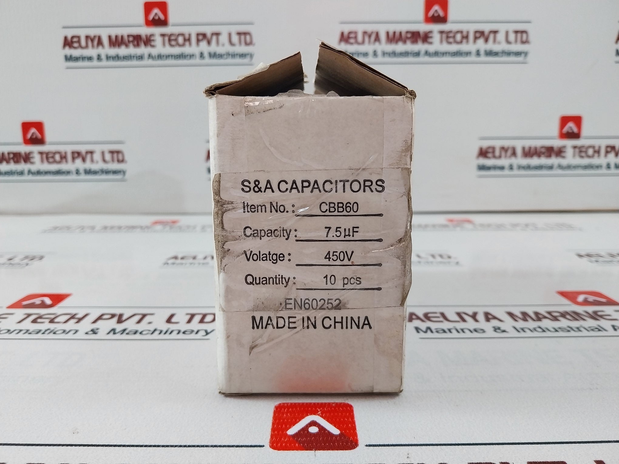 Lot of 33X S&a Cbb60 Motor Running Capacitor 450VAC 1000H/CL.D EN60252