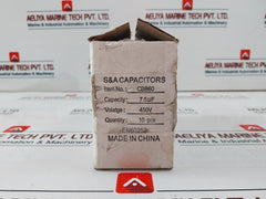Lot of 33X S&a Cbb60 Motor Running Capacitor 450VAC 1000H/CL.D EN60252