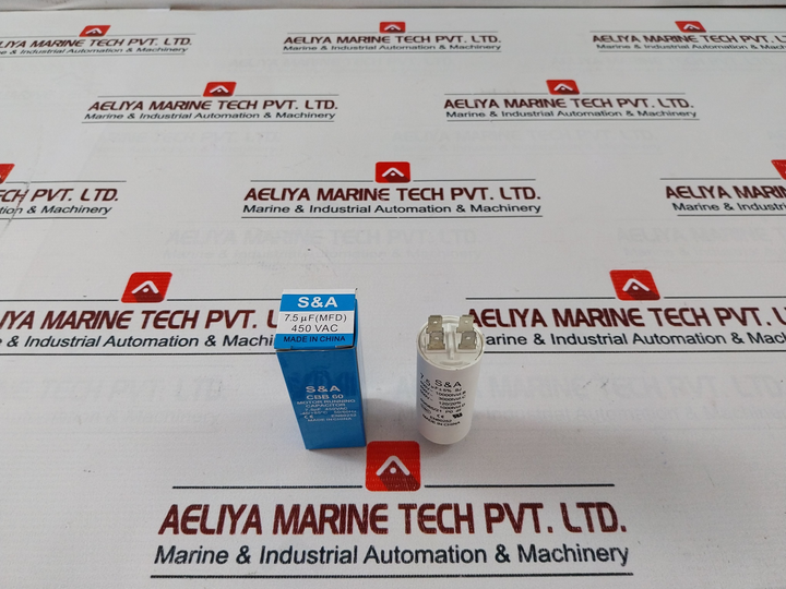 Lot of 33X S&a Cbb60 Motor Running Capacitor 450VAC 1000H/CL.D EN60252