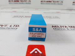 Lot of 33X S&a Cbb60 Motor Running Capacitor 450VAC 1000H/CL.D EN60252