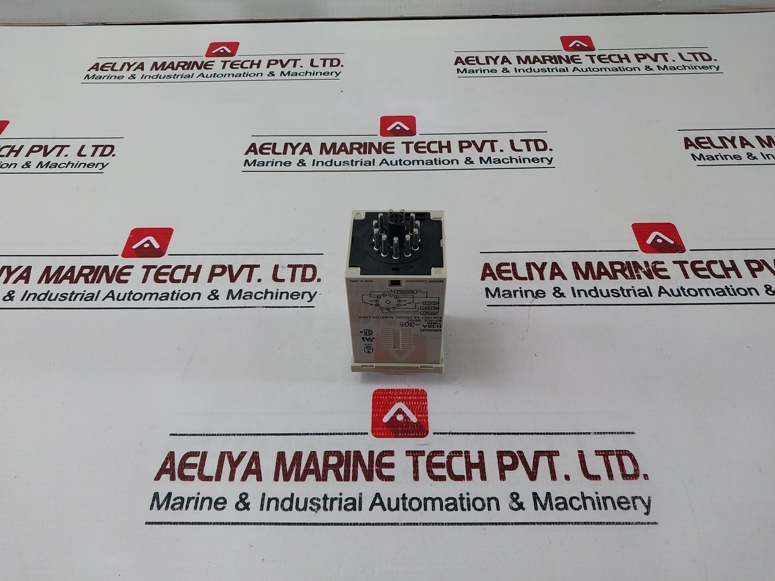 Omron H3Ba-305 Timer Module Source 0-1.0 Min 24Vdc 5A 250 Vac