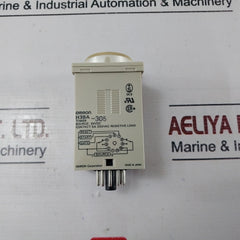 Omron H3Ba-305 Timer Module Source 0-1.0 Min 24Vdc 5A 250 Vac