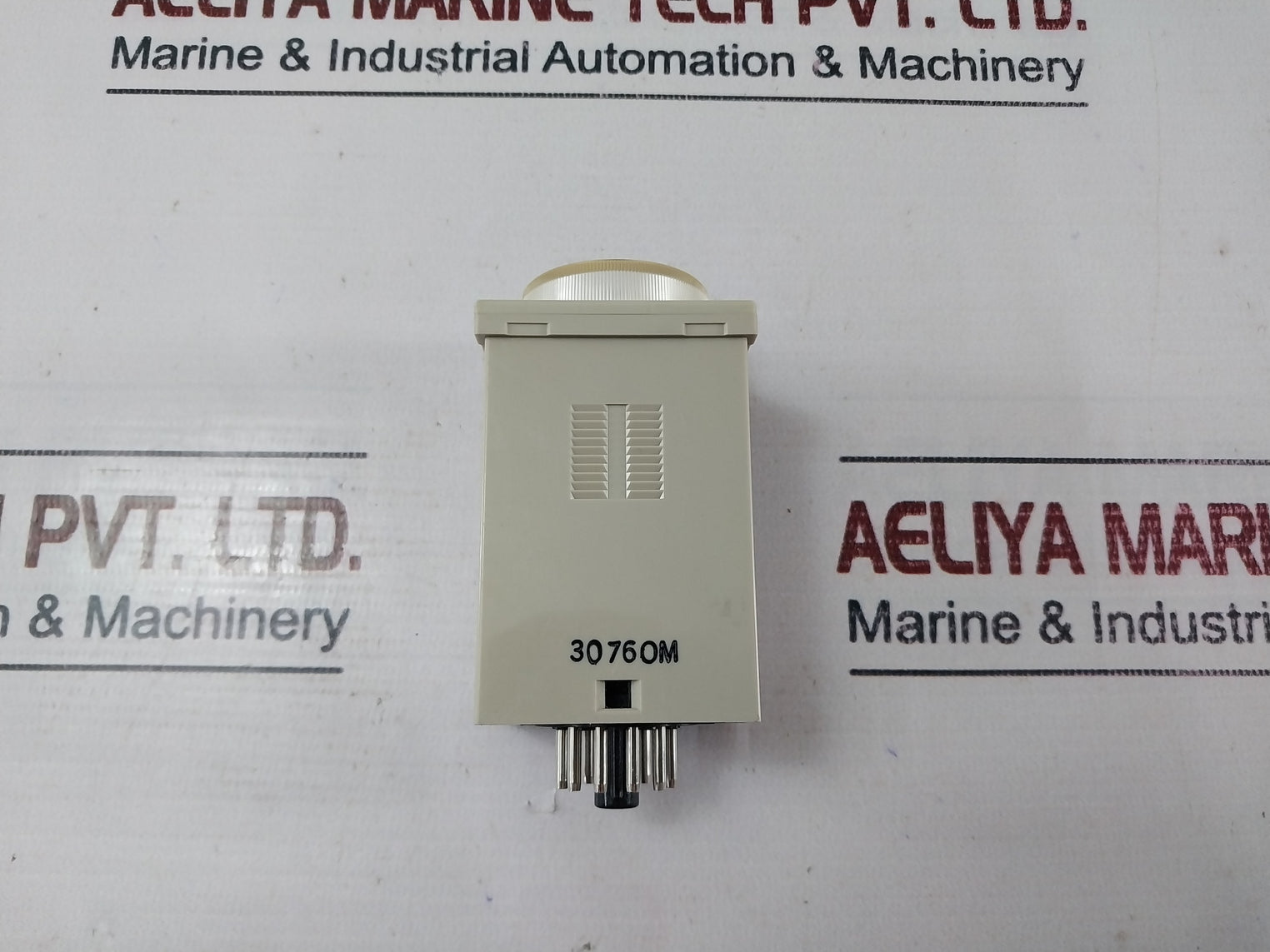 Omron H3Ba-305 Timer Module Source 0-1.0 Min 24Vdc 5A 250 Vac