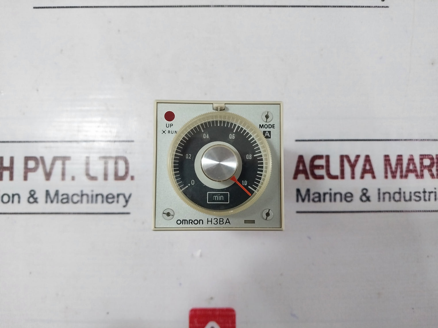 Omron H3Ba-305 Timer Module Source 0-1.0 Min 24Vdc 5A 250 Vac