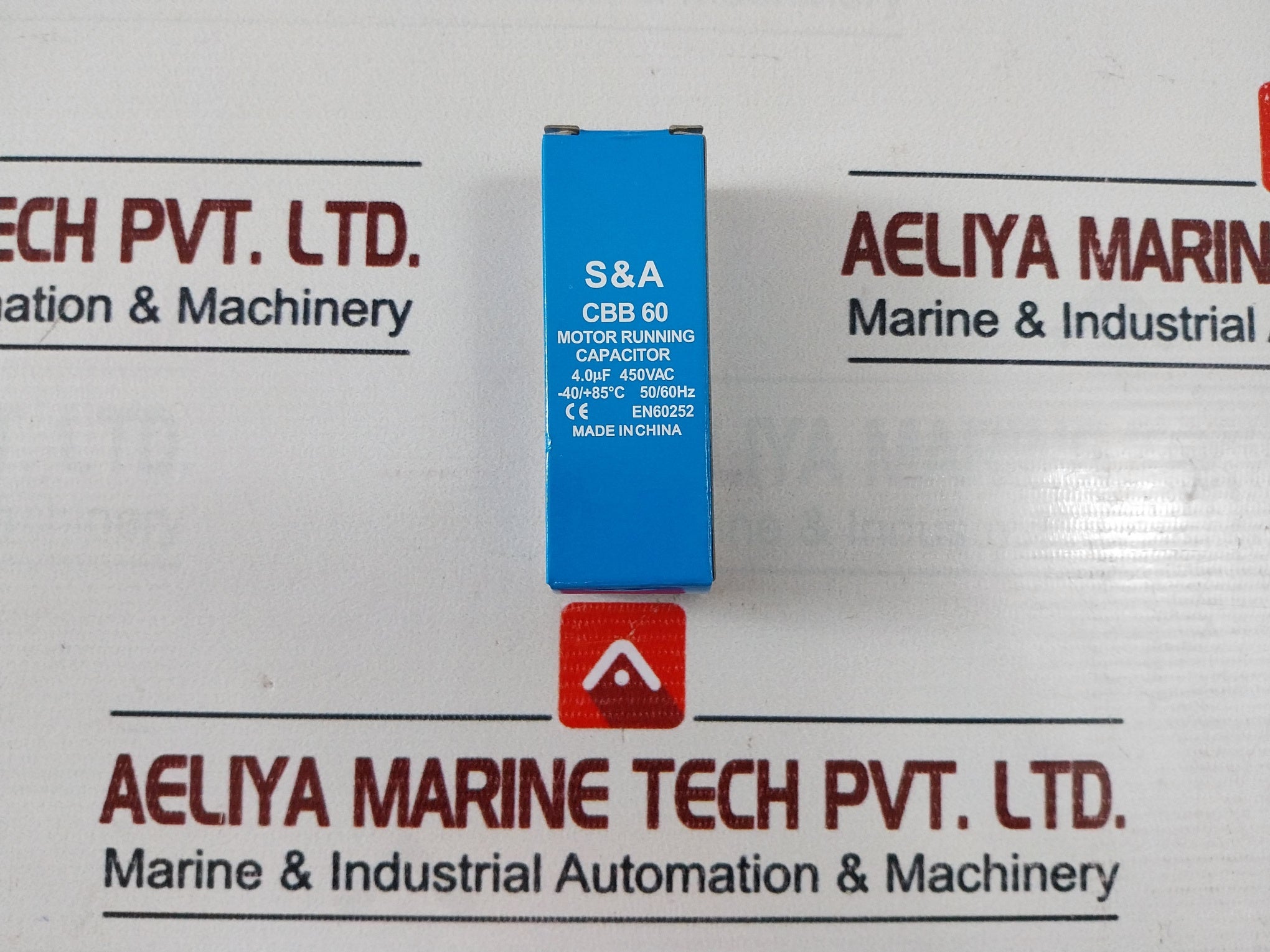 Lot of 36X S&A CBB60 Motor Running Capacitor 450VAC 50/60HZ 4.0uF(MFD)