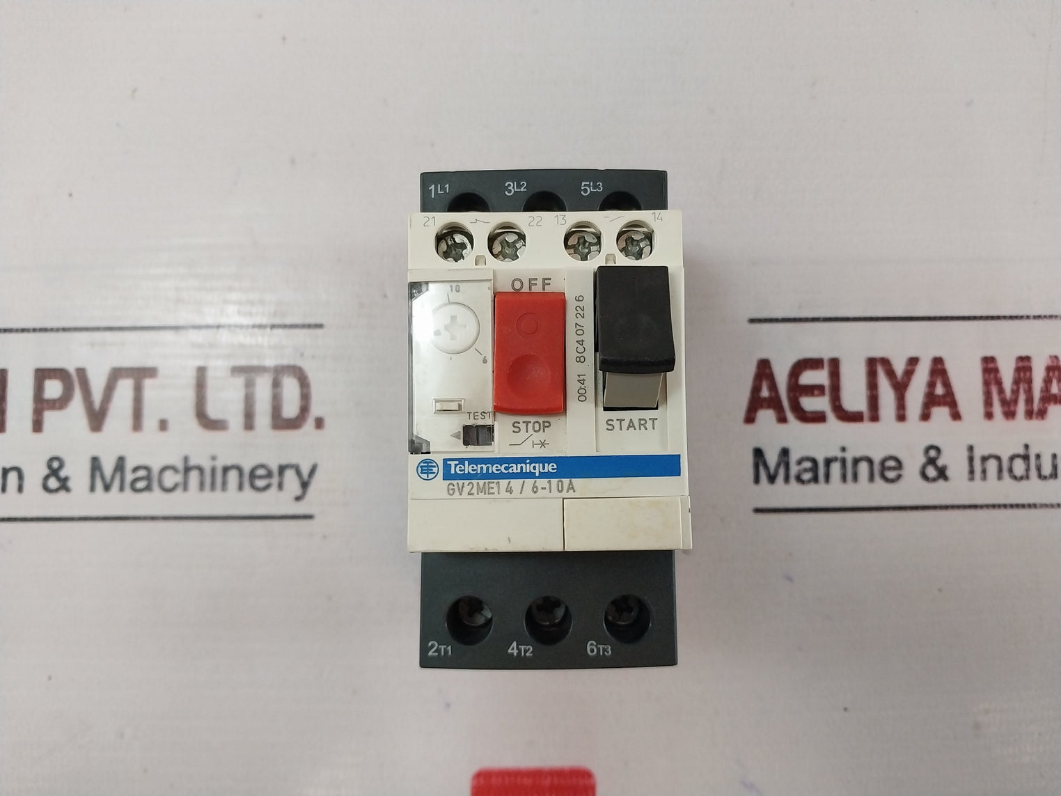 Telemecanique Gv2Me14 Motor Circuit Breaker 690V, 50/60Hz 6Kv 6-10A