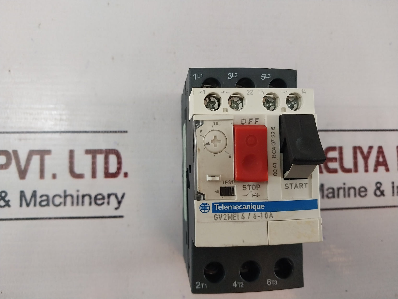 Telemecanique Gv2Me14 Motor Circuit Breaker 690V, 50/60Hz 6Kv 6-10A