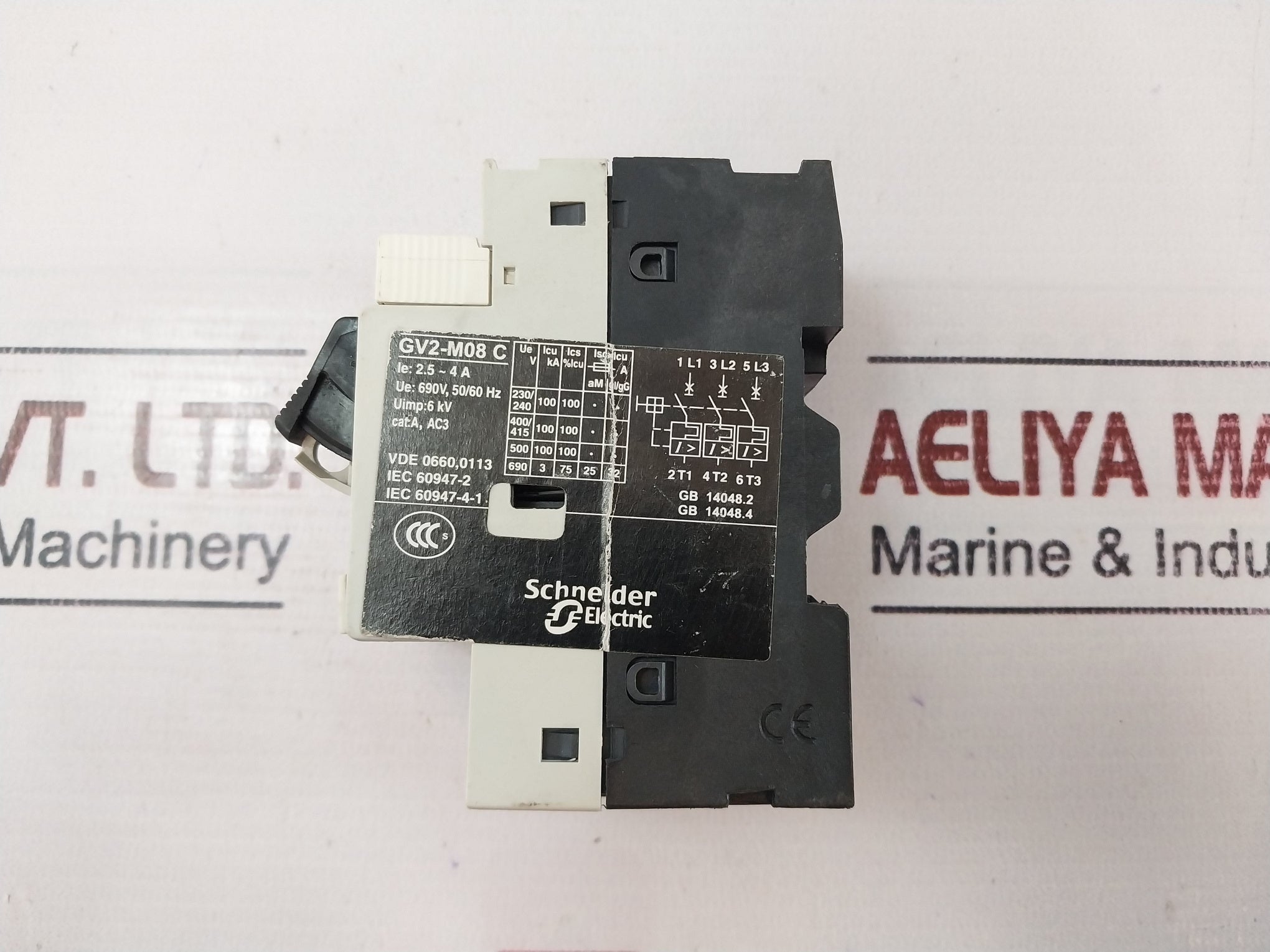 Telemecanique Gv2-m08 Motor Circuit Breaker