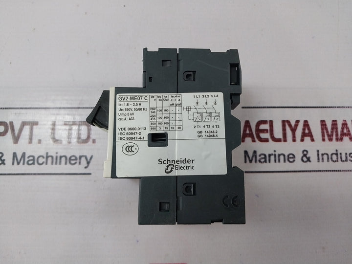 Telemecanique Gv2-me07 C Motor Circuit Breaker
