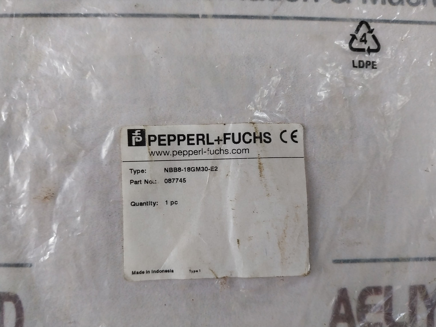 Pepperl+Fuchs Nbb8-18Gm30-e2 Proximity Sensor 87745/087745