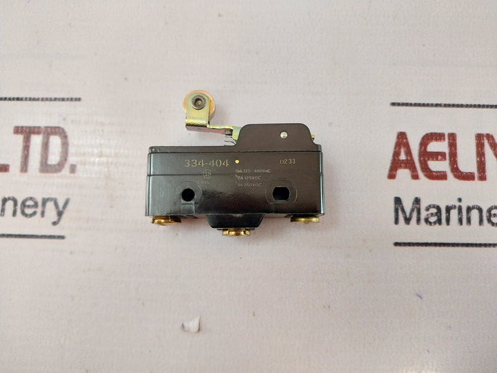 Lot Of 5X 334-404 A Short Roller Micro Switch