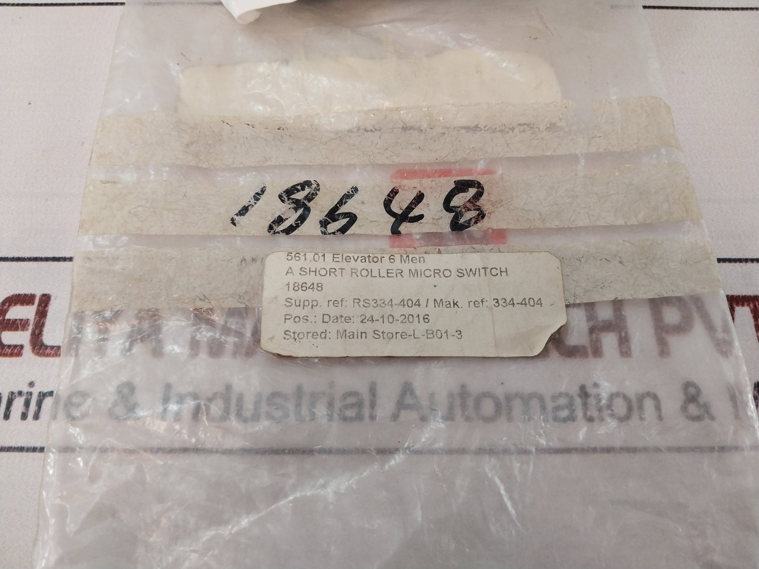 Lot Of 5X 334-404 A Short Roller Micro Switch