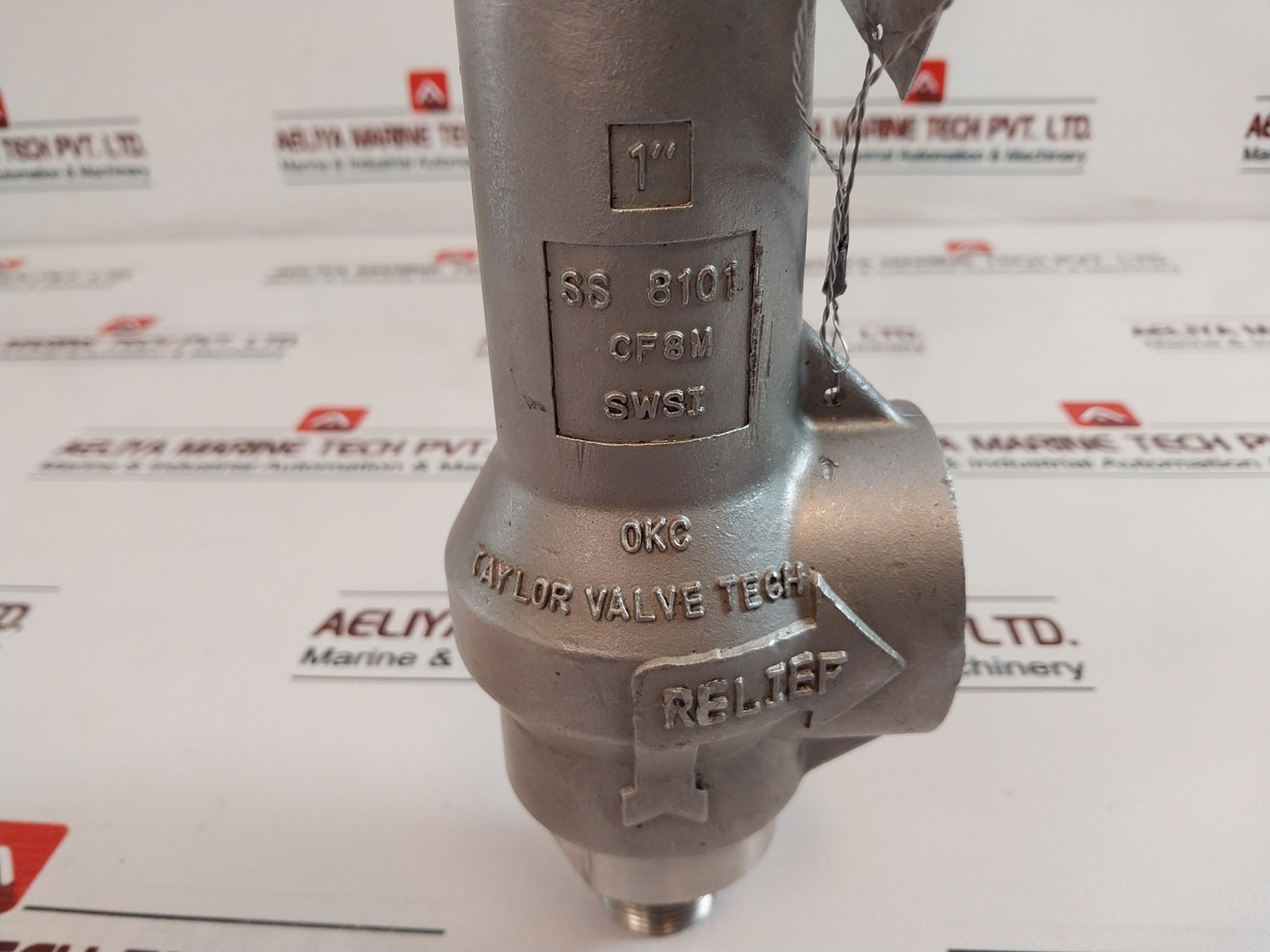 Taylor Valve Tech Ss 8101 Relief Valve 95 Psi