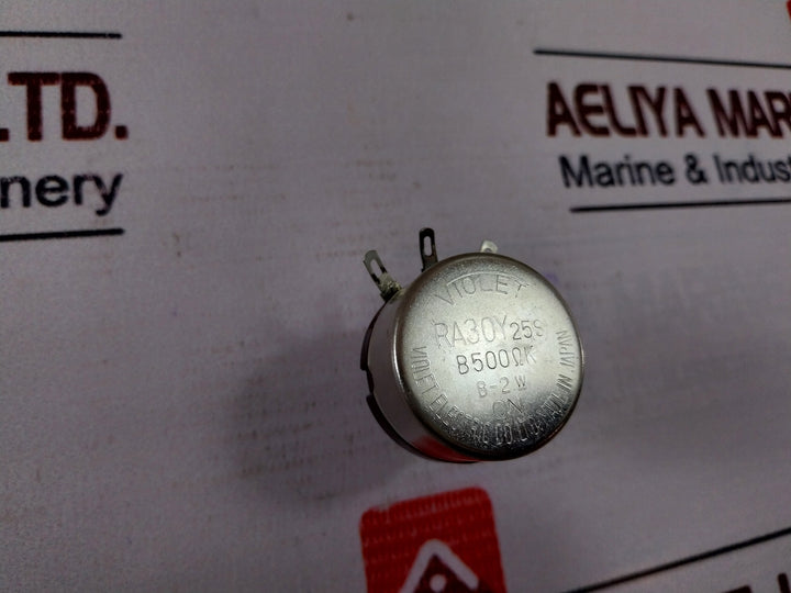 Violet Ra30Y25S Wire Wound Potentiometer 500 Ohm 554.10.21.006 2W