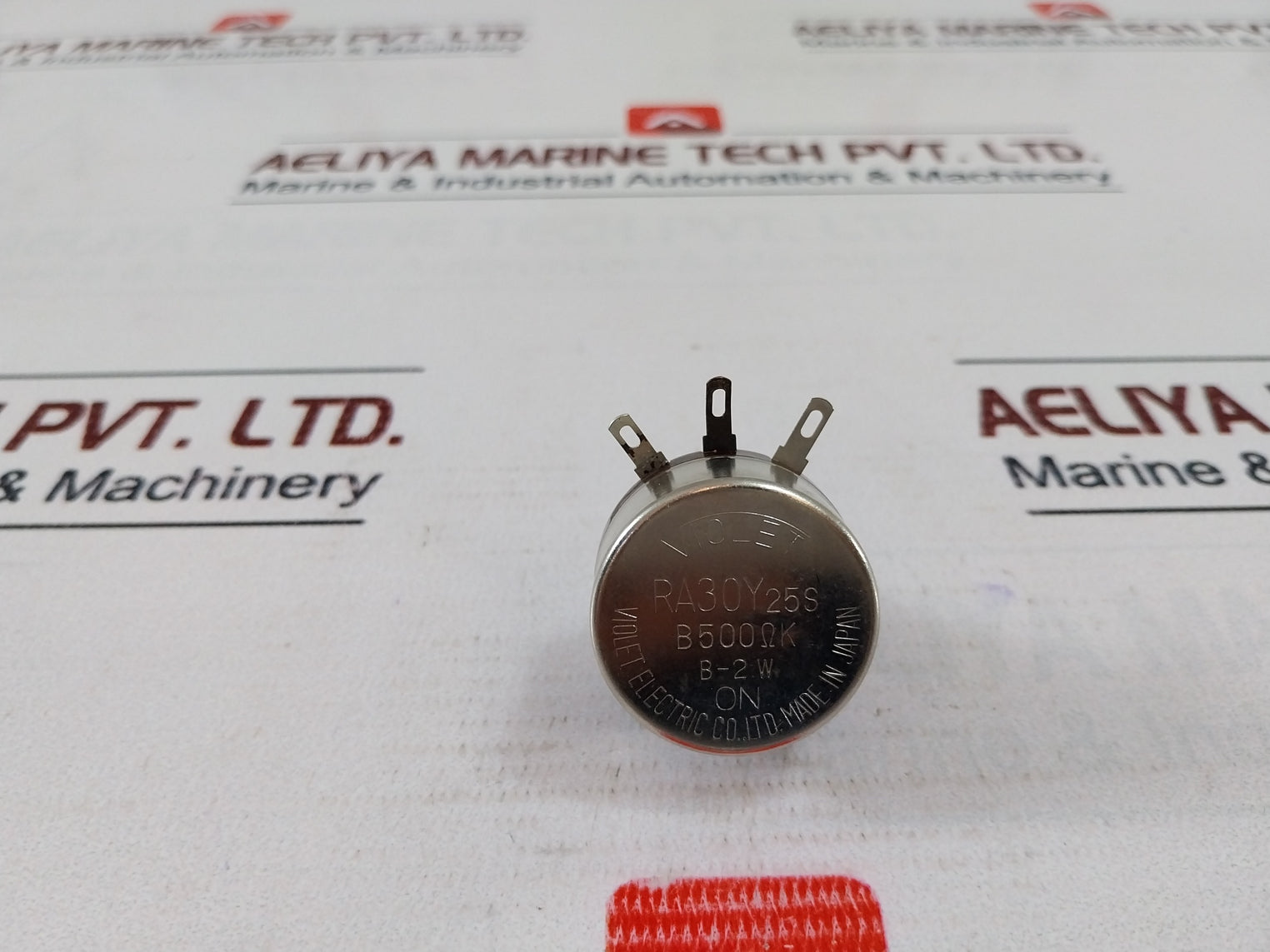 Violet Ra30Y25S Wire Wound Potentiometer 500 Ohm 554.10.21.006 2W