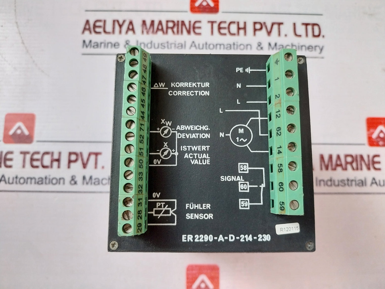 Clorius Er 2290 Electronic Temperature Controller 230V 50-60Hz