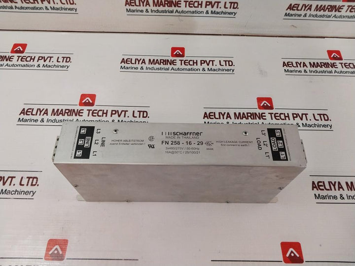 Schaffner Fn258-16-29 Power Line Filter 16a