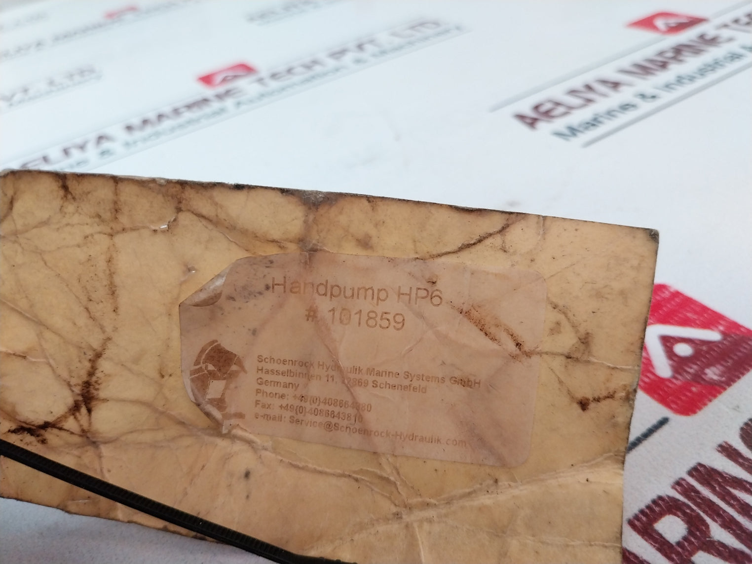 Schoenrock Hp6 Hand Pump Complete 265.10.14.100