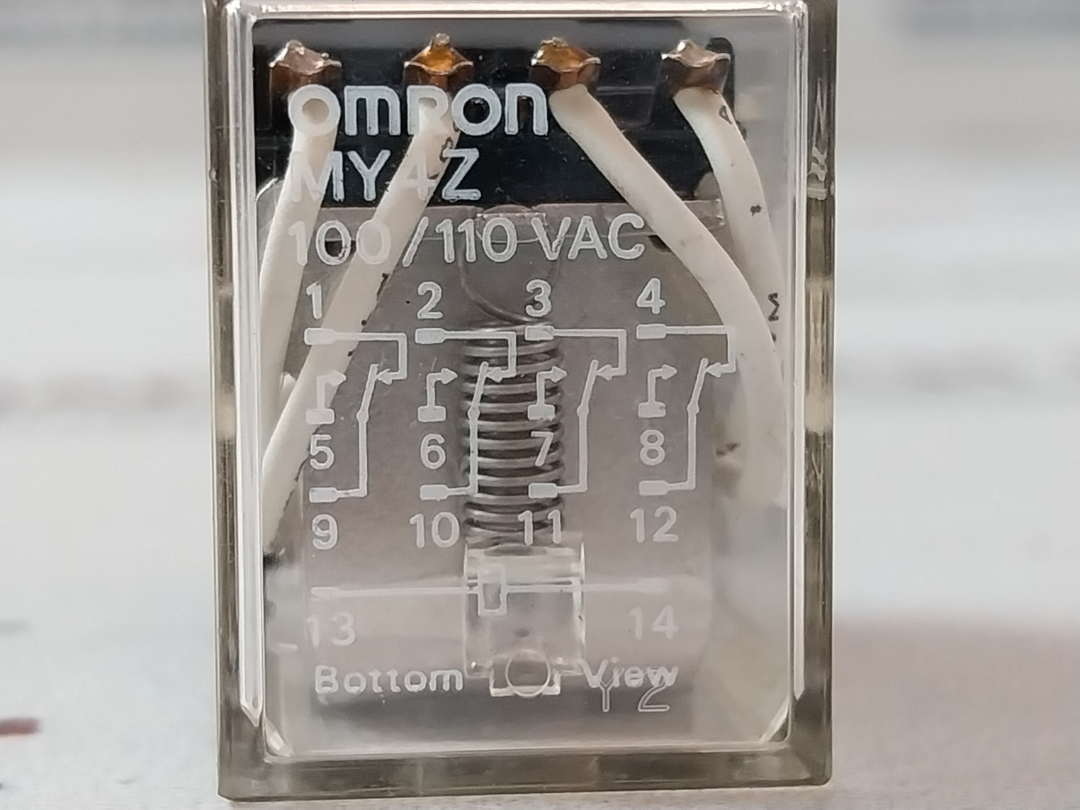 Lot Of 3X Omron My4Z Control Relay 100/110Vac