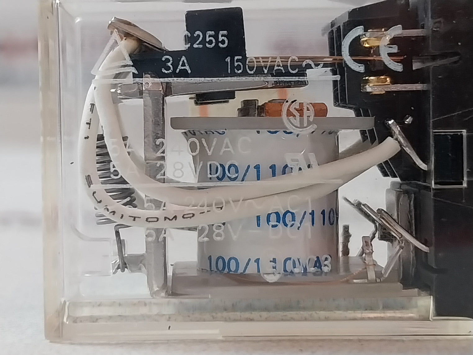 Lot Of 3X Omron My4Z Control Relay 100/110Vac