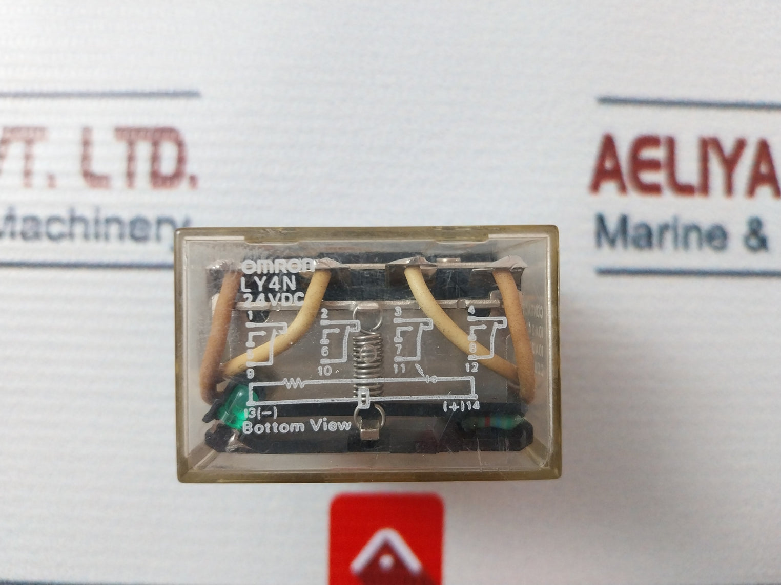 Lot Of 2X Omron Ly4N Relay 10A 240 Vac