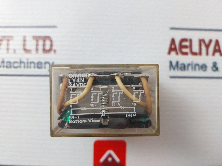 Lot Of 2X Omron LY4N Relay 10A 240 VAC