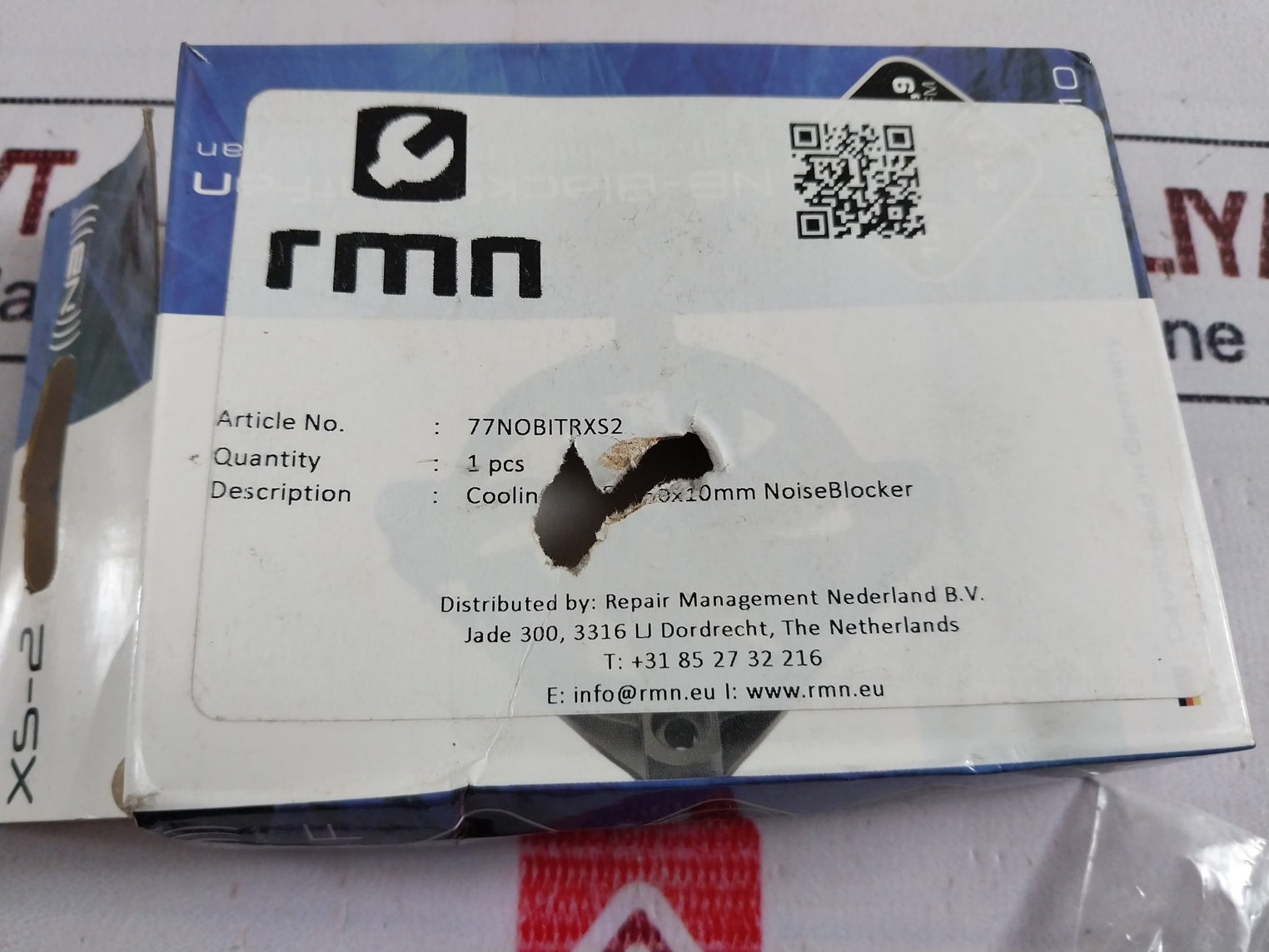 Noiseblocker Xs-2 Coolin 50×50×10Mm Fan 77Nobitrxs2 Dc12V