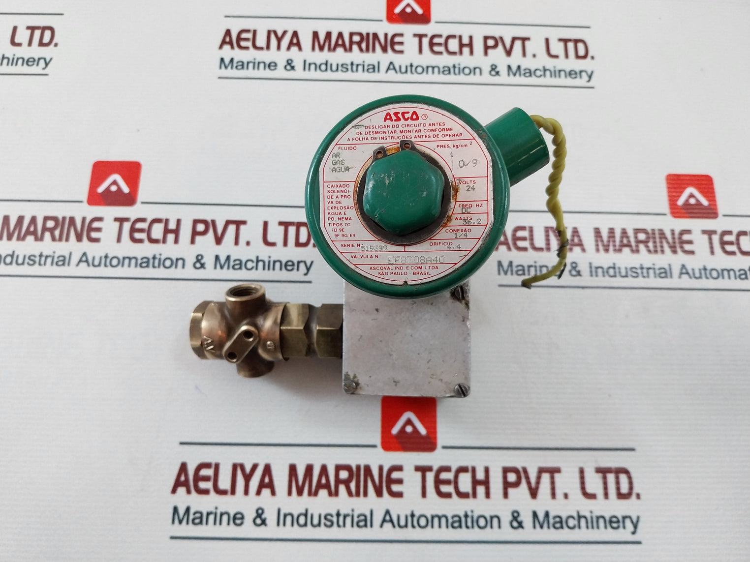 Asco Ef8308A40 Solenoid Valve 24V