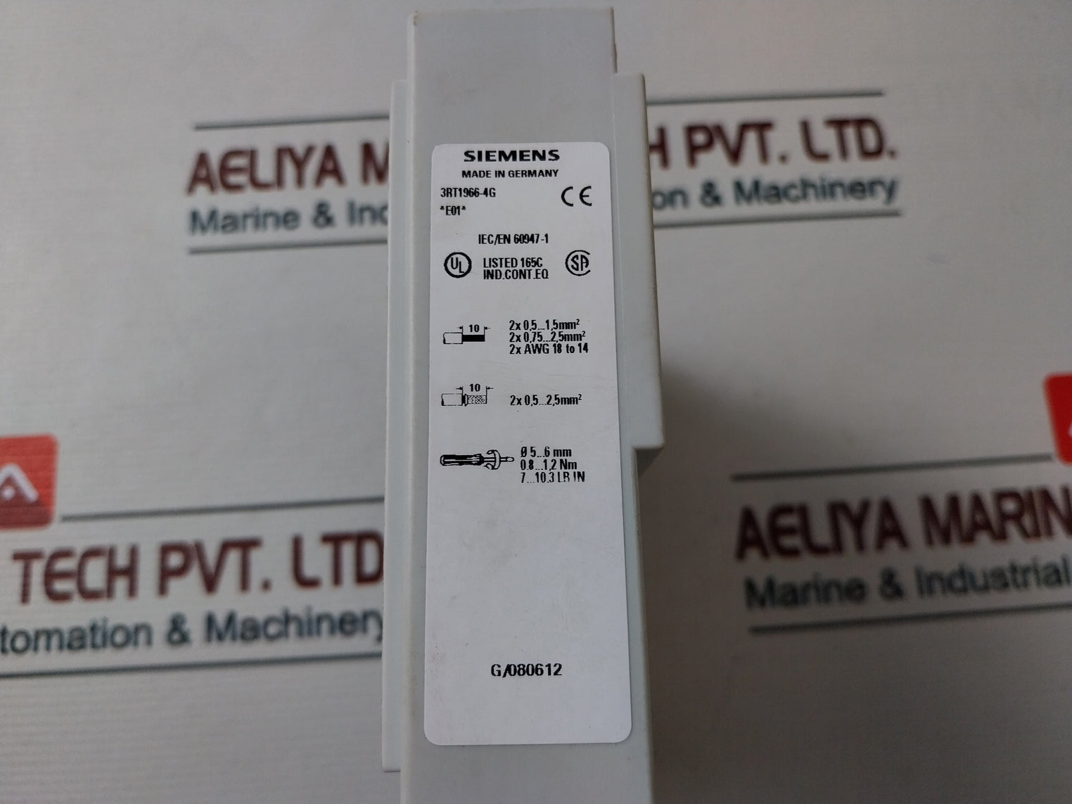 Siemens 3Rt1966-4G Terminal Lug Contactor 3Rt106