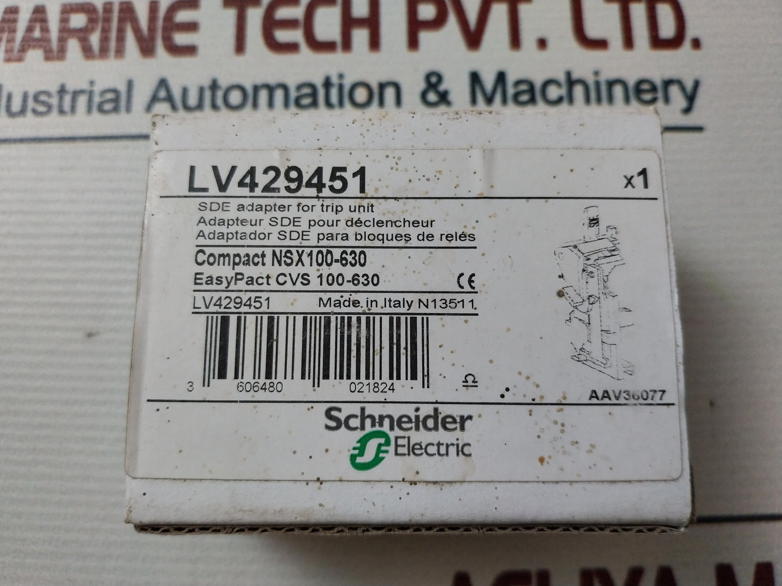 Schneider Electric Lv429451 Sde Adapter For Trip Unit