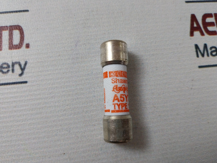 SHAWMUT A5Y3-11H Fuse 3A 500V AC DIA 15X50 ESWB.0101.064