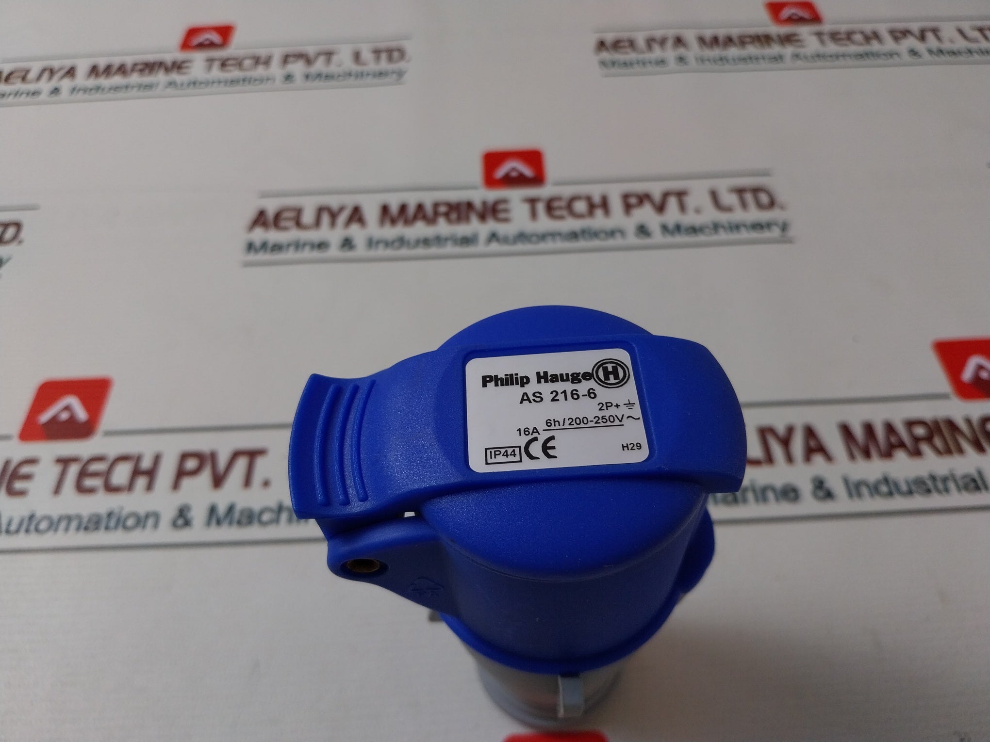 Philip Hauge As 216-6 Connector Socket 16A 200-250V