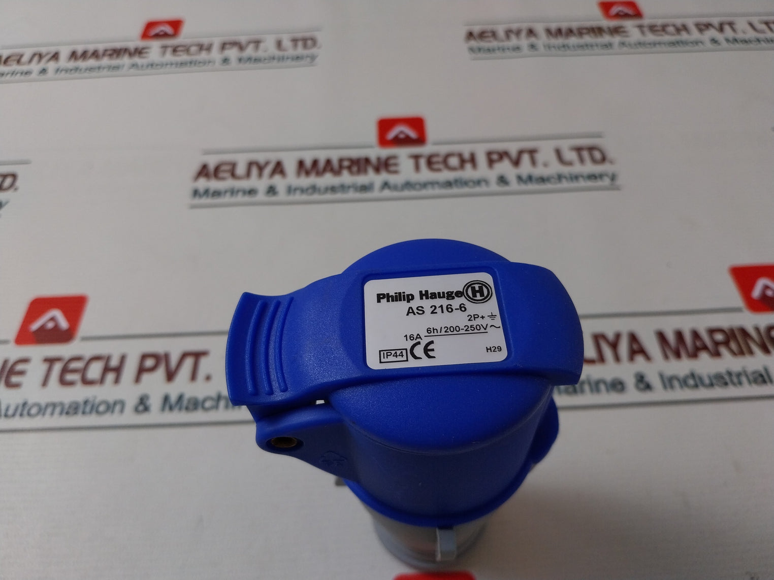 Philip Hauge As 216-6 Connector Socket 16A 200-250V